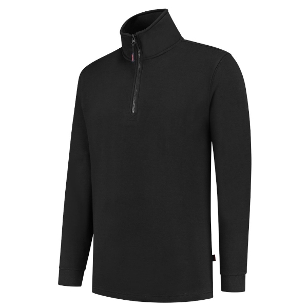 Afbeeldingen van Sweater Ritskraag 301010 M Black