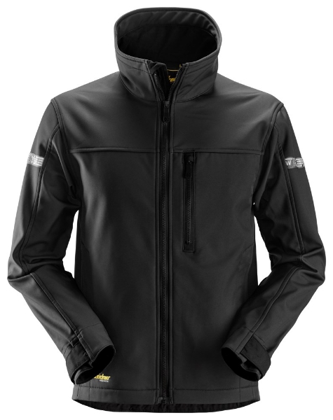 Afbeeldingen van Softshell jack AW 1200 mt.XXXL Zwart