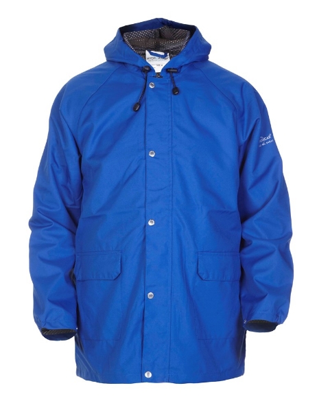 Afbeeldingen van regenjas Ulft mt.4XL Korenblauw