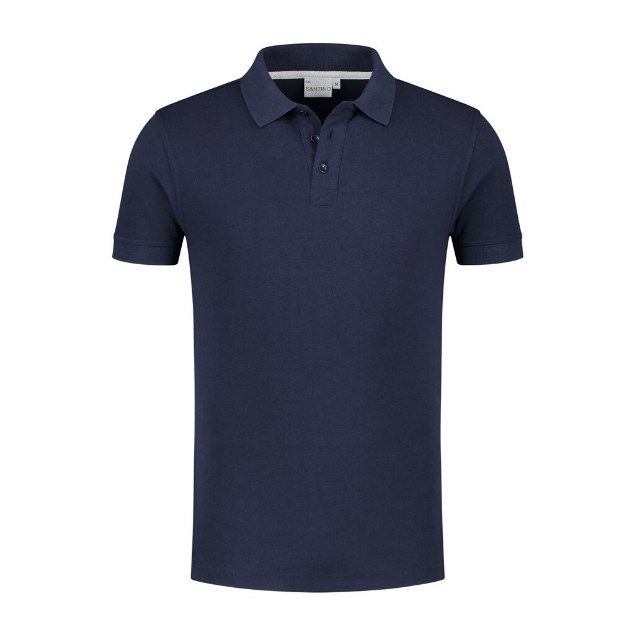 Afbeeldingen van Santino Poloshirt  Max Modern Fit marine