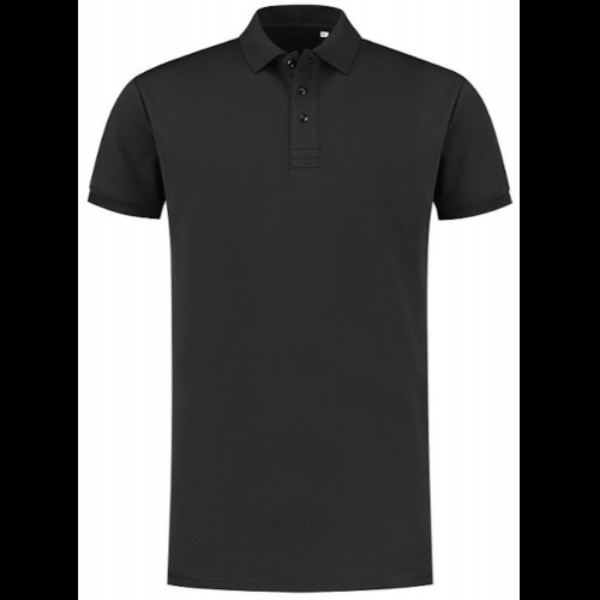 Afbeeldingen van L&S Polo zwart cooldry for him