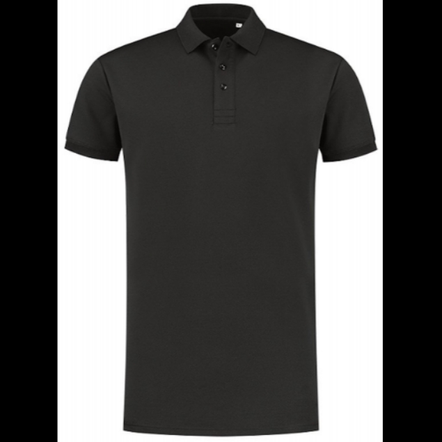 Afbeeldingen van L&S Polo zwart cooldry for him