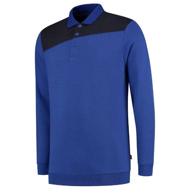 Afbeeldingen van Polosweater Bicolor Naden