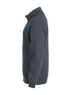 Afbeeldingen van Clique sweater Basic Active Half Zip antraciet melange