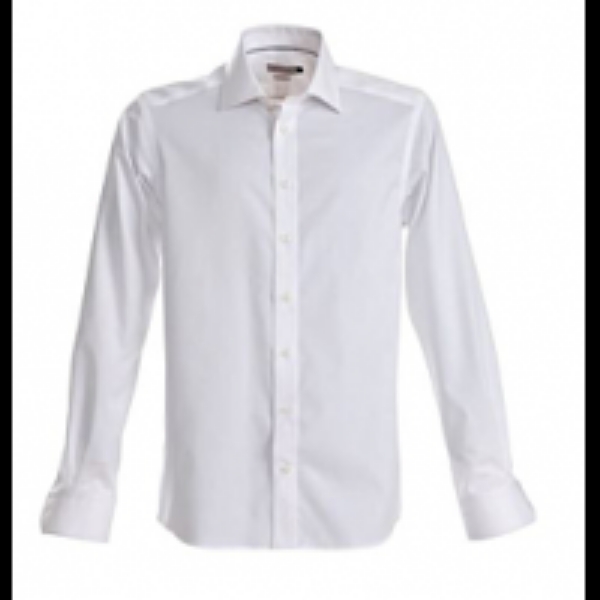 Afbeeldingen van Overhemd slim fit wit green bow