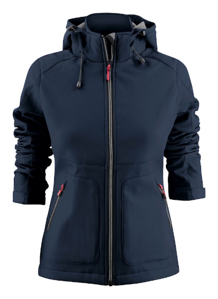 Afbeeldingen van Softshell jacket karting lady mt.l marine