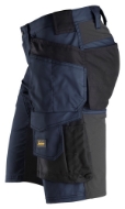Afbeeldingen van AllroundWork Stretch Korte Broek met Holsterzakken  Donker Blauw - Zwart (9504)