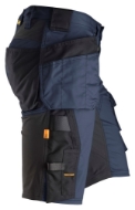 Afbeeldingen van AllroundWork Stretch Korte Broek met Holsterzakken  Donker Blauw - Zwart (9504)