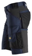 Afbeeldingen van AllroundWork Stretch Korte Broek  Donker Blauw - Zwart (9504)