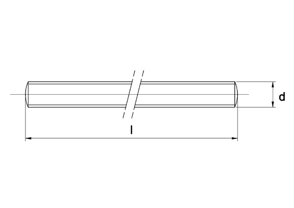 Afbeeldingen van Draadeinde 4.8 DIN976 VI M12x600